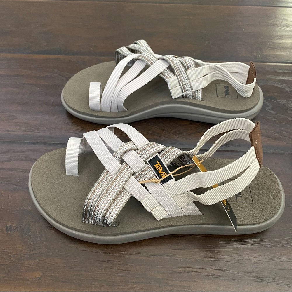 Teva Women's Sandals - Gray and White - Picture 3 of 6